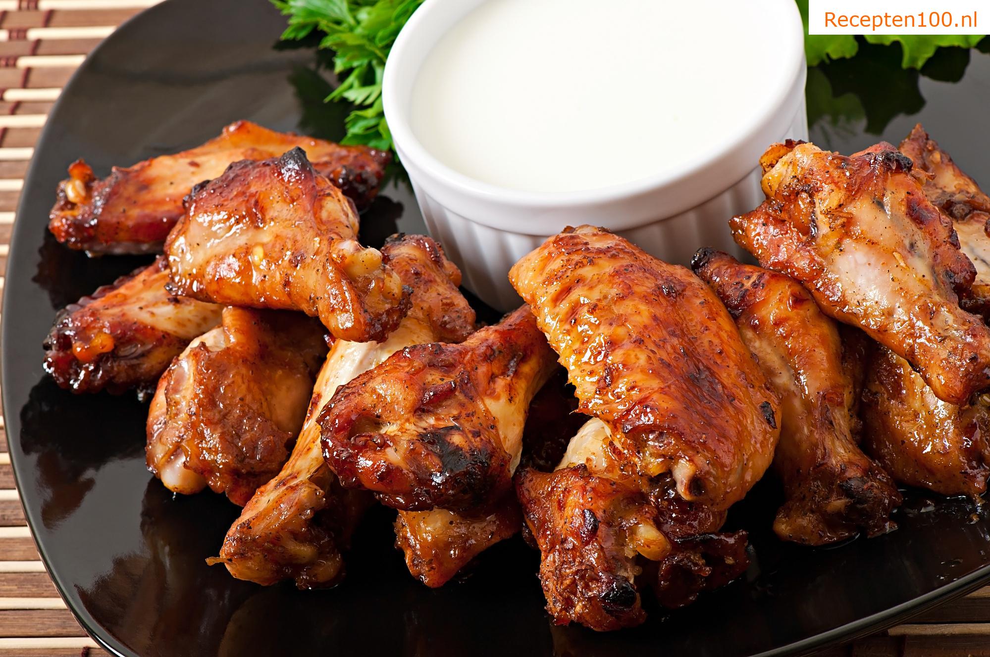 Pittige kippenvleugels